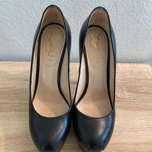 YSL Black 5 1/2 inch Pumps